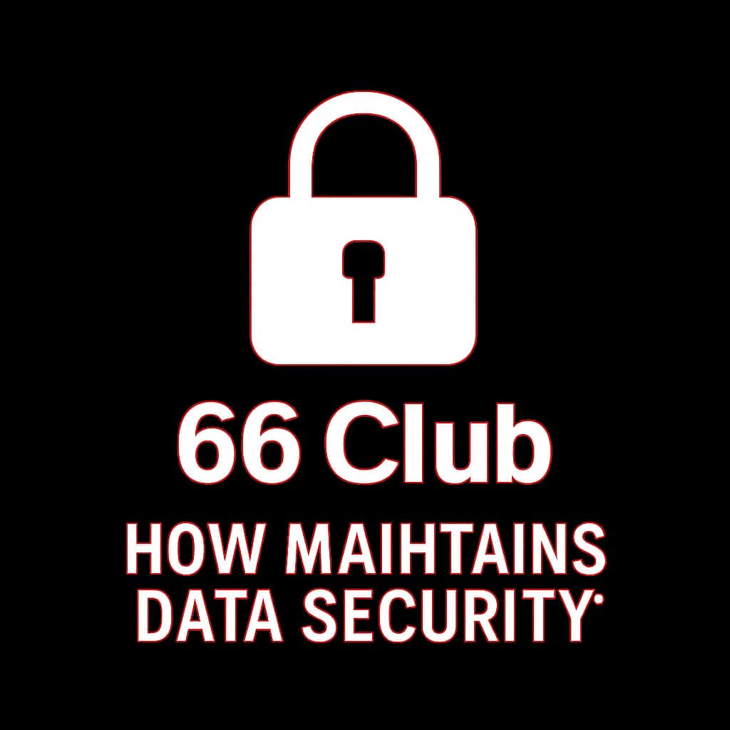 A badge symbolizing data security measures of 66 Club.