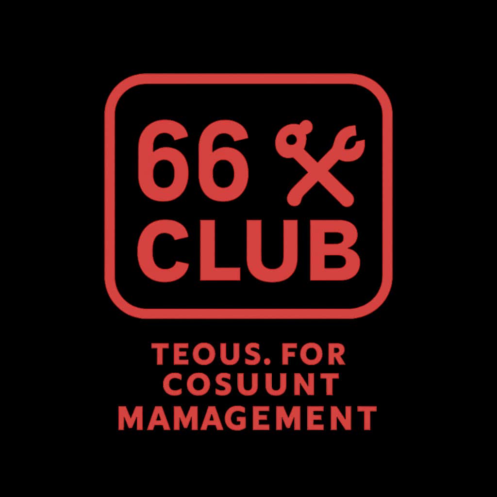 A professional badge symbolizing the 66 Club Tools for Account Management.