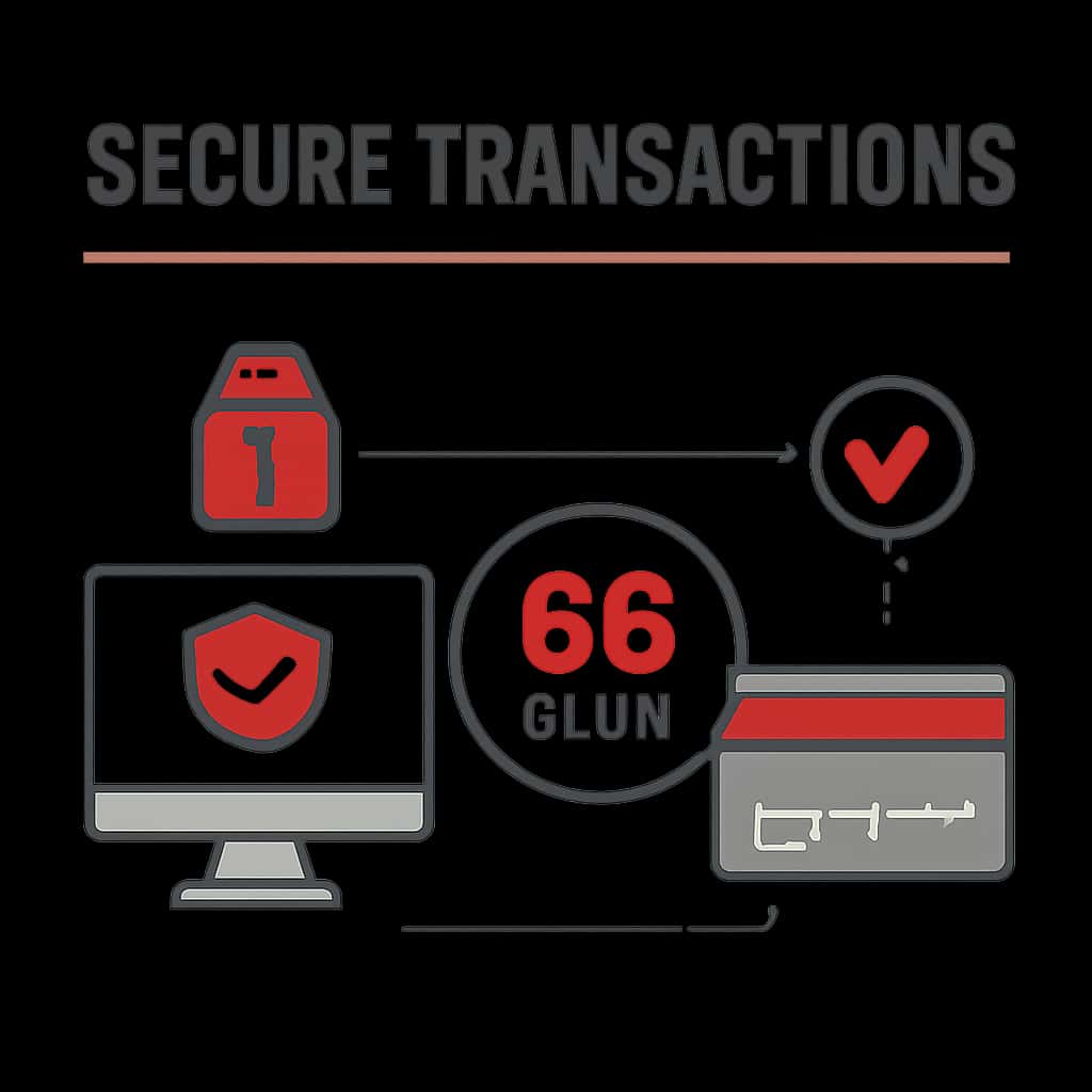An illustration showing steps to secure transactions within the 66 Club.
