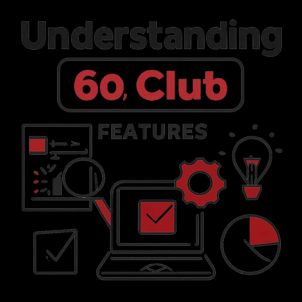 An educational illustration on 66 Club Features.